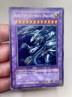 Yu-Gi-Oh! Blue-Eyes Ultimate Dragon SECRET RARE JMP-EN005 Limited Edition | MINT - Image 2