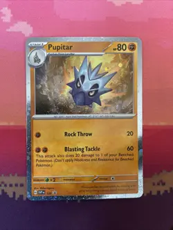 Pokemon Card Pupitar Black Star Promo 120 Cosmo Holo Near Mint - Image 1