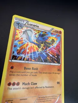 Near Mint - Lucario XY140 - Black Star Promo - Pokemon card - Image 3