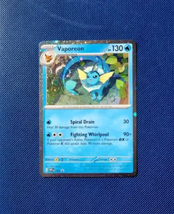 Vaporeon SVP168 - SV Black Star Promo - Pokemon Card - Near Mint - Image 1