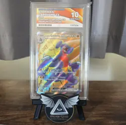Cynthia’s Garchomp ex SVP 204 Black Star Promo Graded Pokemon TCG Card Ace 10 - Image 1