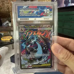 Mega Charizard X EX 023 Black Star Promo Gem Mint 10 UPC Graded Pokemon Card - Image 4
