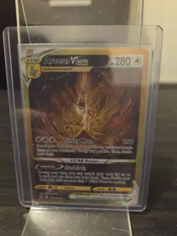 ARCEUS VSTAR GG70/GG70 SECRET RARE CROWN ZENITH GALARIAN GALLERY POKEMON HOLO - Image 1