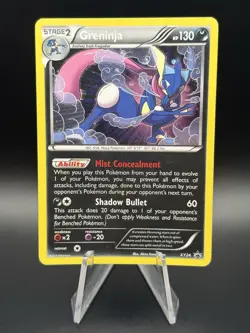 Pokemon TCG Greninja XY24 XY Black Star Promo Holo MP - Image 1