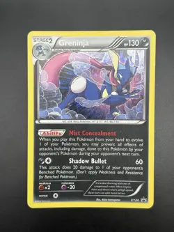 Pokemon TCG Greninja XY24 XY Black Star Promo Holo MP - Image 3