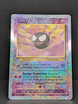 Gastly 76/110 Legendary LC Reverse Holo Rare Vintage Pokemon TCG Nintendo MP - Image 3