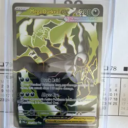 Pokemon TCG Mega Darkrai EX 101/084 XY Phantom Forces Full Art Holo Secret EN - Image 1