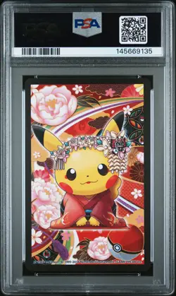 POKEMON PLAYING CARDS MAIKO PIKACHU & OKUGE PIKACHU QUEEN OF DIAMONDS PSA 10 - Image 2
