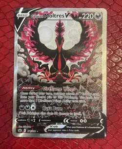 Pokemon TCG Galarian Moltres V Alternate Art 177/198 Chilling Reign - Image 1