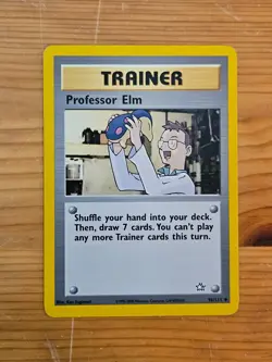 Pokemon TCG Professor Elm Neo Genesis 96/111 Regular Unlimited Uncommon LP WOTC. - Image 1