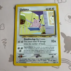 Pokemon TCG Clefairy Neo Genesis Uncommon Card 30/111 Regular Non Holo - Image 1