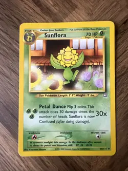 Pokemon TCG Sunflora Neo Genesis Uncommon Card 50/111 Regular - Image 1
