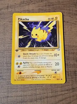 1st Edition Pikachu Neo Genesis 70/111 English 2000 Pokemon TCG - Image 1
