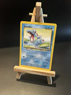 Pokemon TCG Totodile Neo Genesis 81/111 Regular Unlimited Common NM Condition - Image 1