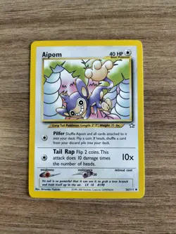 Aipom - 26/111 Neo Genesis - Uncommon Pokemon Card - Image 1