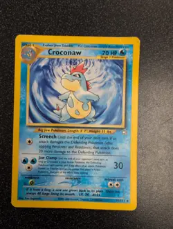 Pokemon TCG Croconaw Neo Genesis Unlimited Uncommon Card 31/111 Regular - Image 1