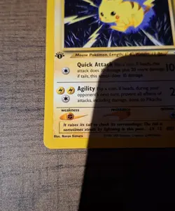 1st Edition Pikachu Neo Genesis 70/111 English 2000 Pokemon TCG [NM] - Image 3