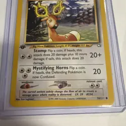 The Pokemon Company Pokemon Stantler Neo Genesis 76/111 Common 1st Edition 60HP - Image 2