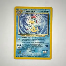 Nintendo Pokemon TCG Neo Genesis Croconaw 31/111 2000 English Uncommon Unlimited - Image 1