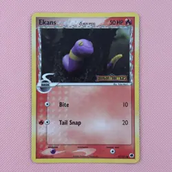Ekans (Delta Species) 47/101 EX Dragon Frontiers Reverse Holo Pokemon TCG - Image 1