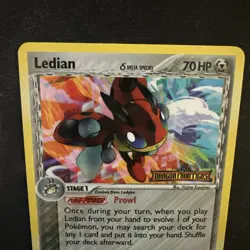 2006 Pokemon Dragon Frontiers Ledian Delta Species 18/101 NM/LP Stamped Holo - Image 3