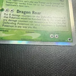 Pokemon TCG Dragonite EX Holo Rare Delta Species, Dragon Frontiers 91/101, 2006 - Image 4