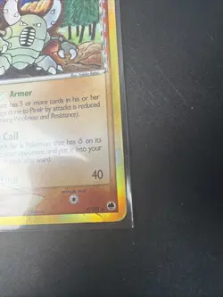 Pokemon TCG Pinsir Delta Species Dragon Frontiers [Holo] 9/101 CREASE - Image 4
