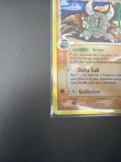 Pokemon TCG Pinsir Delta Species Dragon Frontiers [Holo] 9/101 CREASE - Image 5