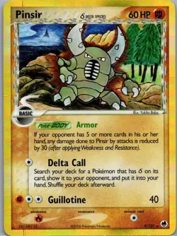 VLP - Pinsir (Delta Species) #9/101 | Reverse Holo Rare | Dragon Frontiers - Image 1