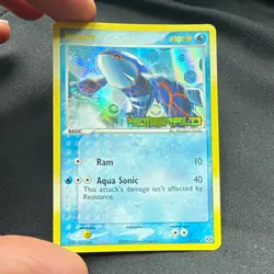 The Pokemon Company Pokemon TCG Kyogre 6/106 EX Emerald Reverse Holo Rare Eng - Image 1