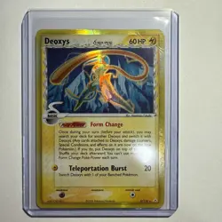 The Pokemon Company Deoxys 6/110 EX Holon Phantoms Delta Speed Holo Rare DAMAGED - Image 1