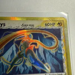 The Pokemon Company Deoxys 6/110 EX Holon Phantoms Delta Speed Holo Rare DAMAGED - Image 4