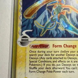 The Pokemon Company Deoxys 6/110 EX Holon Phantoms Delta Speed Holo Rare DAMAGED - Image 5
