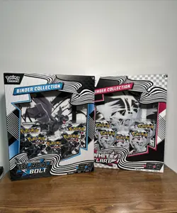 Pokemon TCG Black Bolt & White Flare Binder Collection Bundle! New/Sealed Set - Image 1