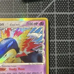 Pokemon TCG Typhlosion EX Dragon Frontiers Holo Rare Card 12/101 Delta Species - Image 3
