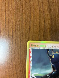 Pokemon TCG Heracross Delta Species 3/101 Dragon Frontiers Holo LP/MP Stamped - Image 3