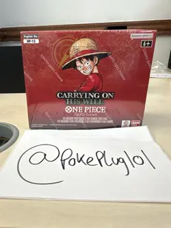 One Piece OP-13 Carrying On His Will Booster Box English - Brand New Sealed - Image 1