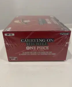 One Piece Card Game Carrying On His Will OP-13 Booster Box English Sealed - Image 4