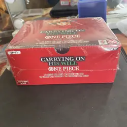 OP-13 Booster Box Carrying on His Will English FACTORY SEALED One Piece WAVE 1 - Image 3
