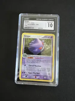 Pokemon Gengar EX Legend Maker Holo Rare #5 CGC 10 Gem Mint - Image 3