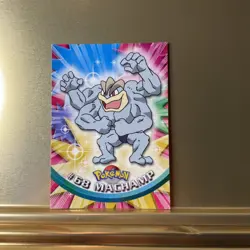 Topps Blue Label Pokemon Tv Animation Edition Card #68 Machamp - Image 1