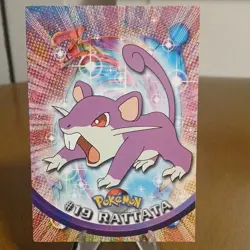 Topps Pokemon TV Animation Edition Rattata #19 1999 English Non-Sport Card - Image 1