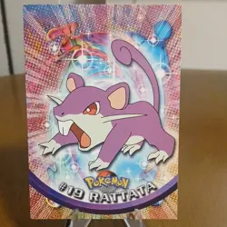 Topps Pokemon TV Animation Edition Rattata #19 1999 English Non-Sport Card - Image 2
