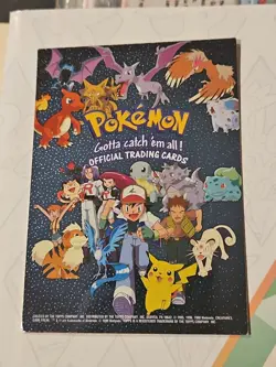 Pokemon Checklist Foil 1999 Topps TV Animation Edition Pokemon Card - Image 1