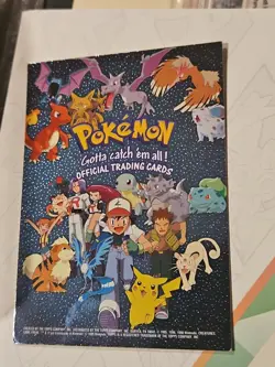 Pokemon Checklist Foil 1999 Topps TV Animation Edition Pokemon Card - Image 2