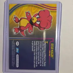 Topps Pokemon TV Animation Edition Magby #240 Fire Promo Trading Card EN - Image 2