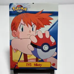 1999 TOPPS POKEMON CARD TV3 MISTY - TV ANIMATION EDITION - Image 1