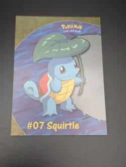 Squirtle #07 Clear PC4 Topps Blue 2000 TV Animation Edition Raw Pokemon Card - Image 3