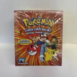 1999 Pokemon TOPPS Series 1 Booster Box TV Animation Edition Official SEALED - Image 1