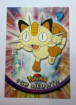 Meowth #52 Topps TV Animation Edition Green Label Pokemon Card - Image 1